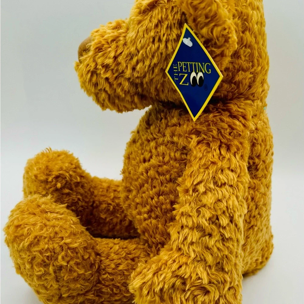 Petting Zoo 1994 16” Curly Haired‎ Plush Teddy Bear NWT